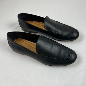 Franco Sarto Loafers Womens 9.5 Black Flexa Gala Flats Leather Comfort Capsule